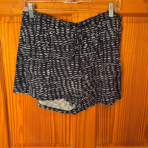 NWOT Donna Karan Sleepwear XL Sleeveless Blue/Black Top and Shorts - Picture 6 of 6